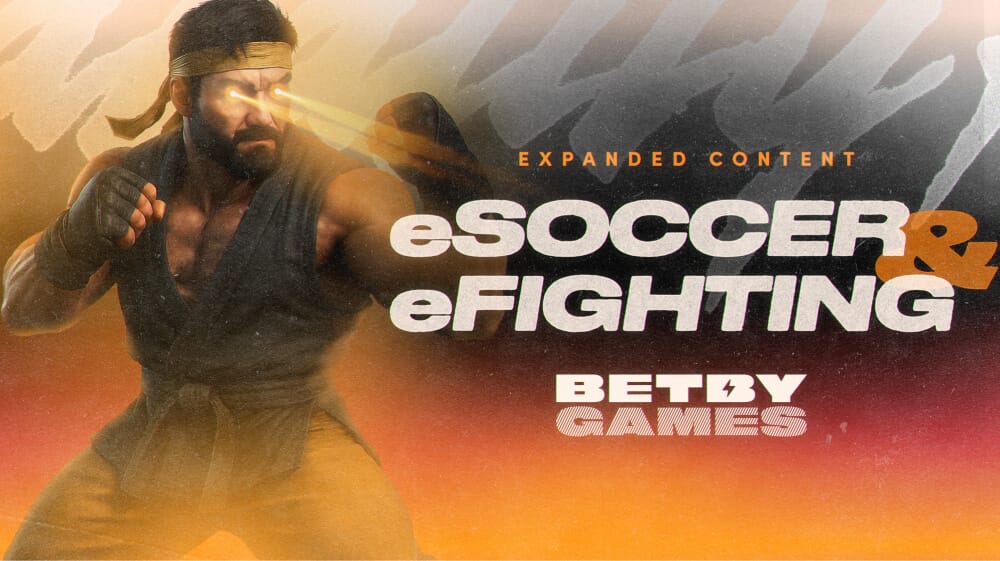 BETBY expands E-Sim game portfolio with new eSoccer and eFighting titles