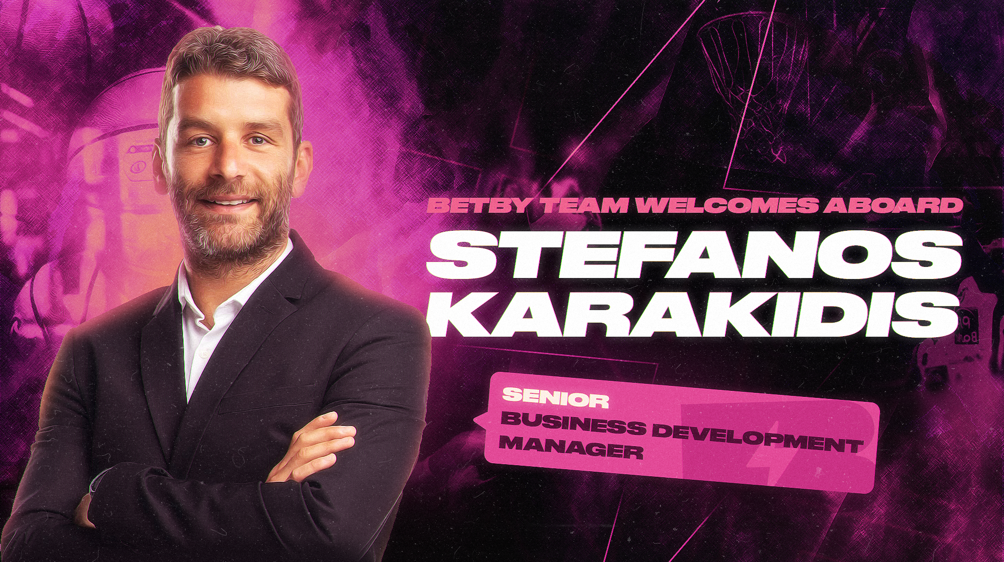 BETBY expands sales team as Stefanos Karakidis is appointed Senior Business Development Manager